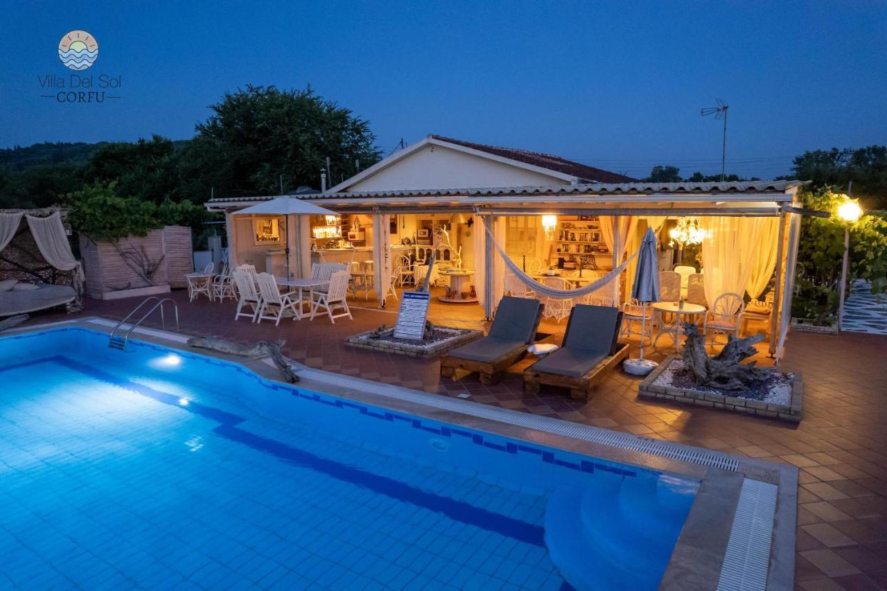 Villa Del Sol Corfu Sidárion Eksteriør bilde